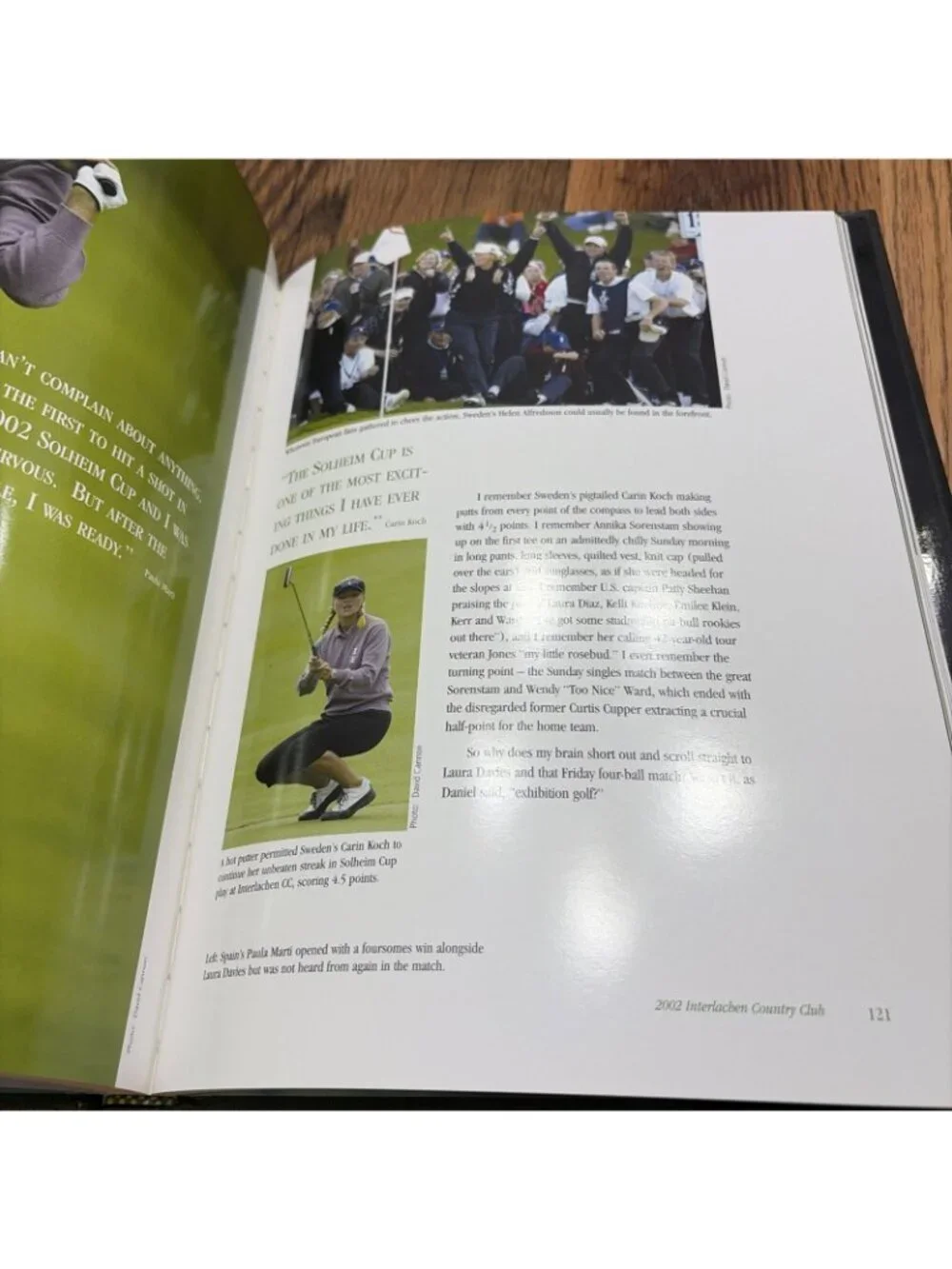 Solheim Cup Hardcover Golf Book Published by Ping Bob Cantin 2005